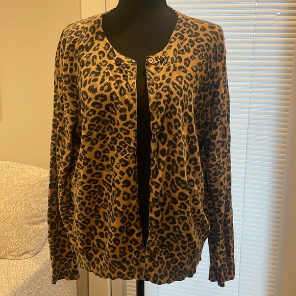 Old Navy Sweaters - Cheetah Cardigan